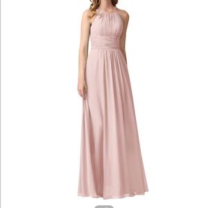 Azazie Vintage Mauve Regina bridesmaid dress in size 18 altered to around Sz 16